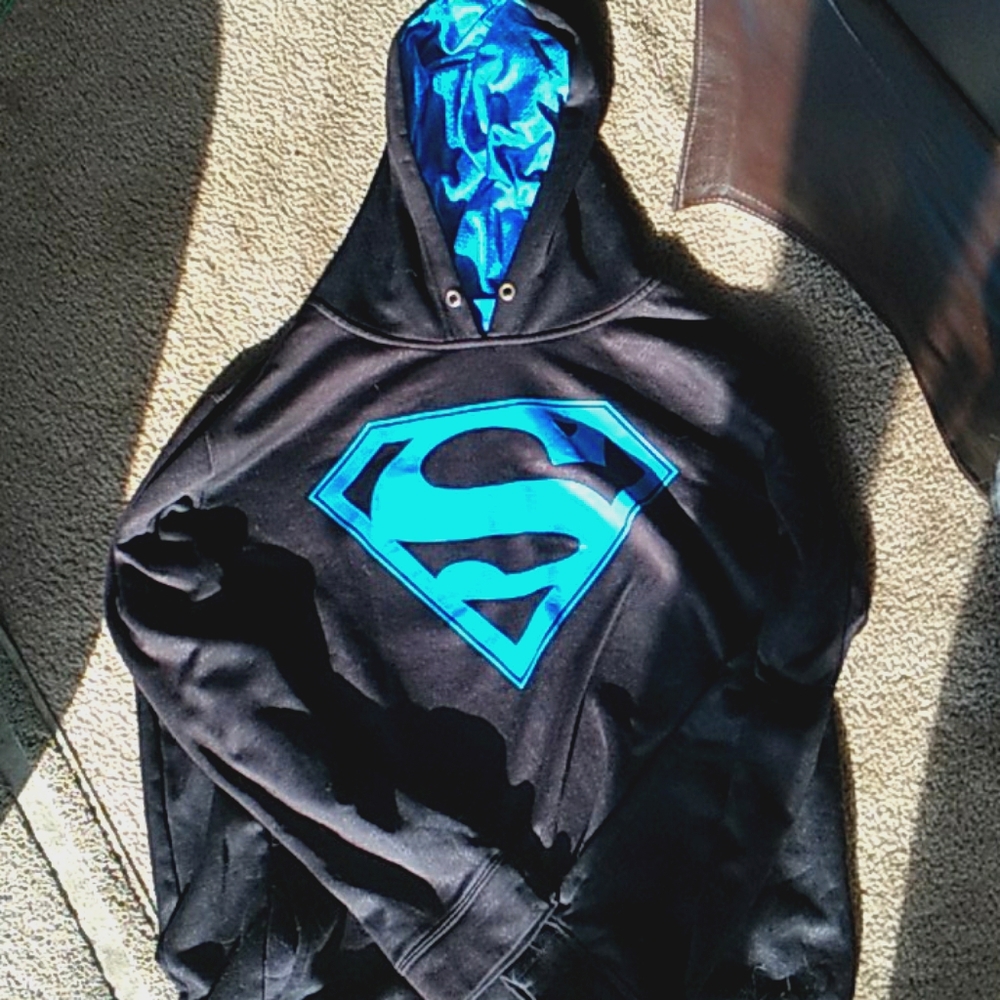 FLAWLESS BLUE SUPERMAN HOODIE